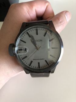 Nixon chronicle taupe watch 51-30