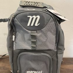 Marucci grey Baseball or Softball Backpack 