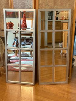 Beautiful Window Pane Style Mirrors! 42”x17” $35/each