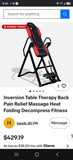 Inversion table by Health Gear