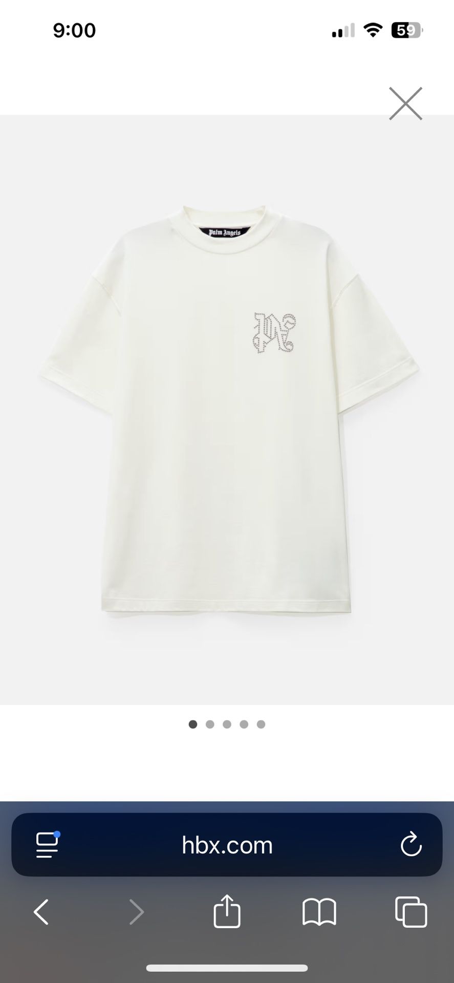Palm Angels Monogram Stud Classic T-shirt