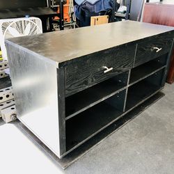 Combo Blk 48” TV stand/ Entertainment Stand