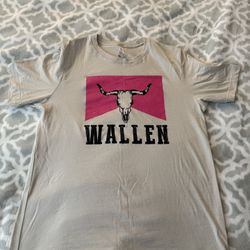 WOMENS WALLEN T SHIRT LARGE COUNTRY 