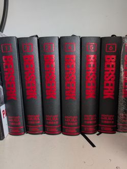 Berserk deluxe edition manga volumes 1-6 (of 14)