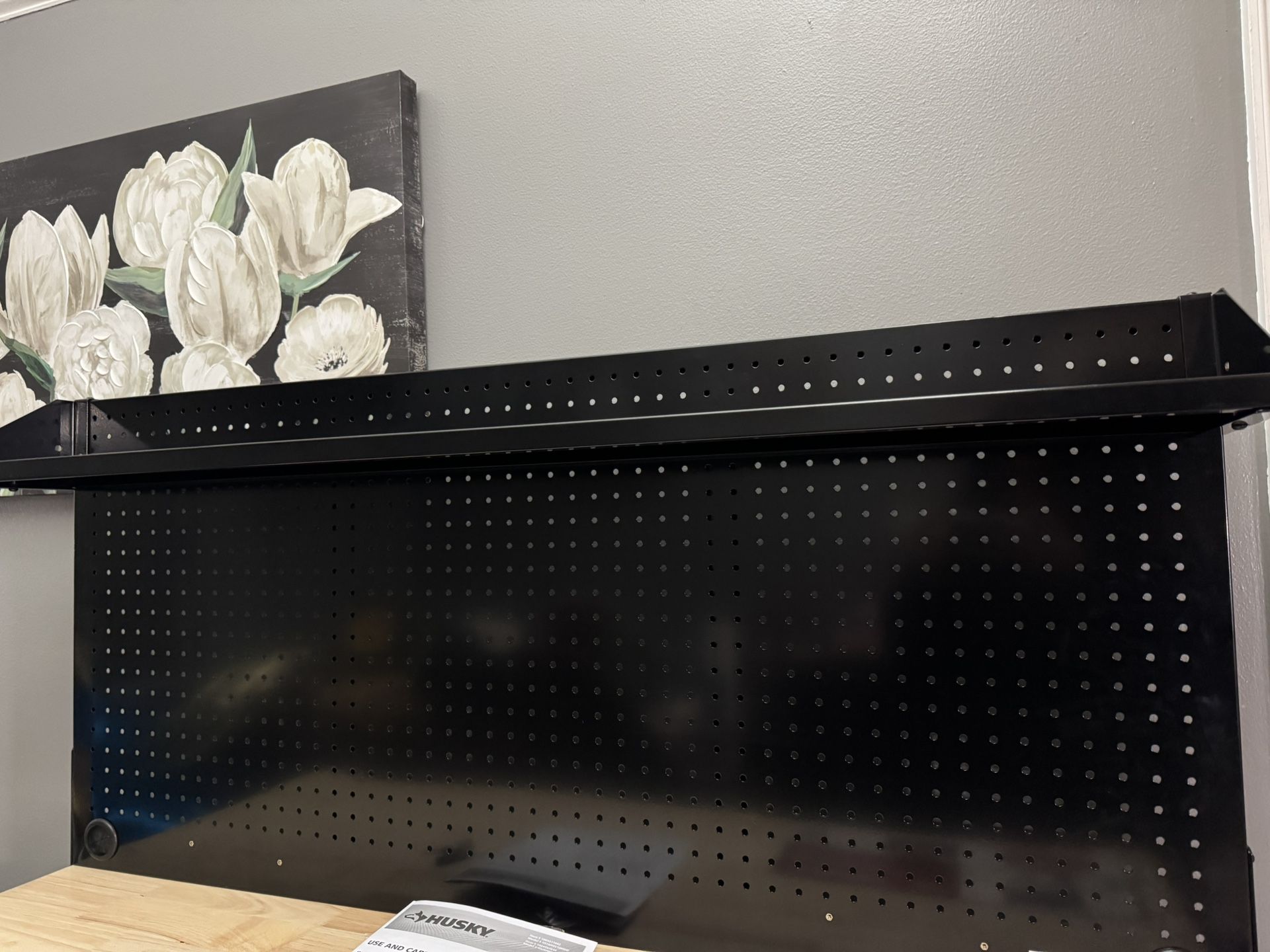 Black Pegboard Only