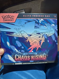 Pokemon Chaos Rising ETB ( Extra cards / Sleeves included )