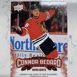 2023-24 Upper Deck Hockey Connor Bedard Collection Highlights #18