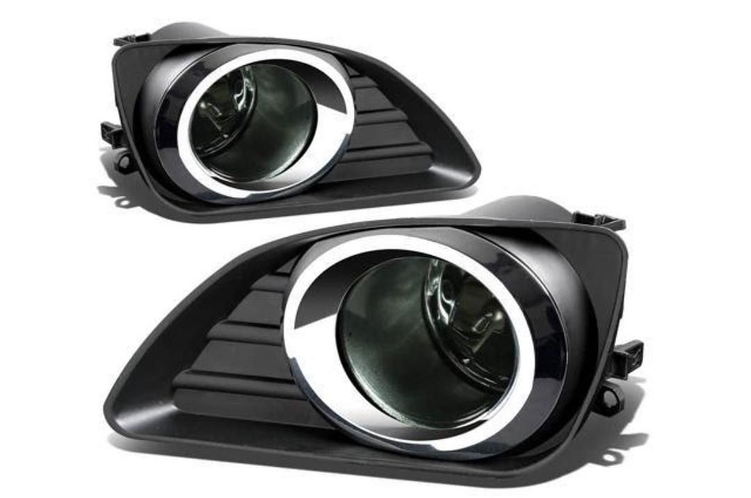 LA Zona Auto Parts 2010 To 2011 Toyota Camry Fog Lights Smoked Luz Neblina Ahumadas