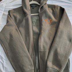 🧥 Men’s True Religion Zip-Up Jacket – Size Small