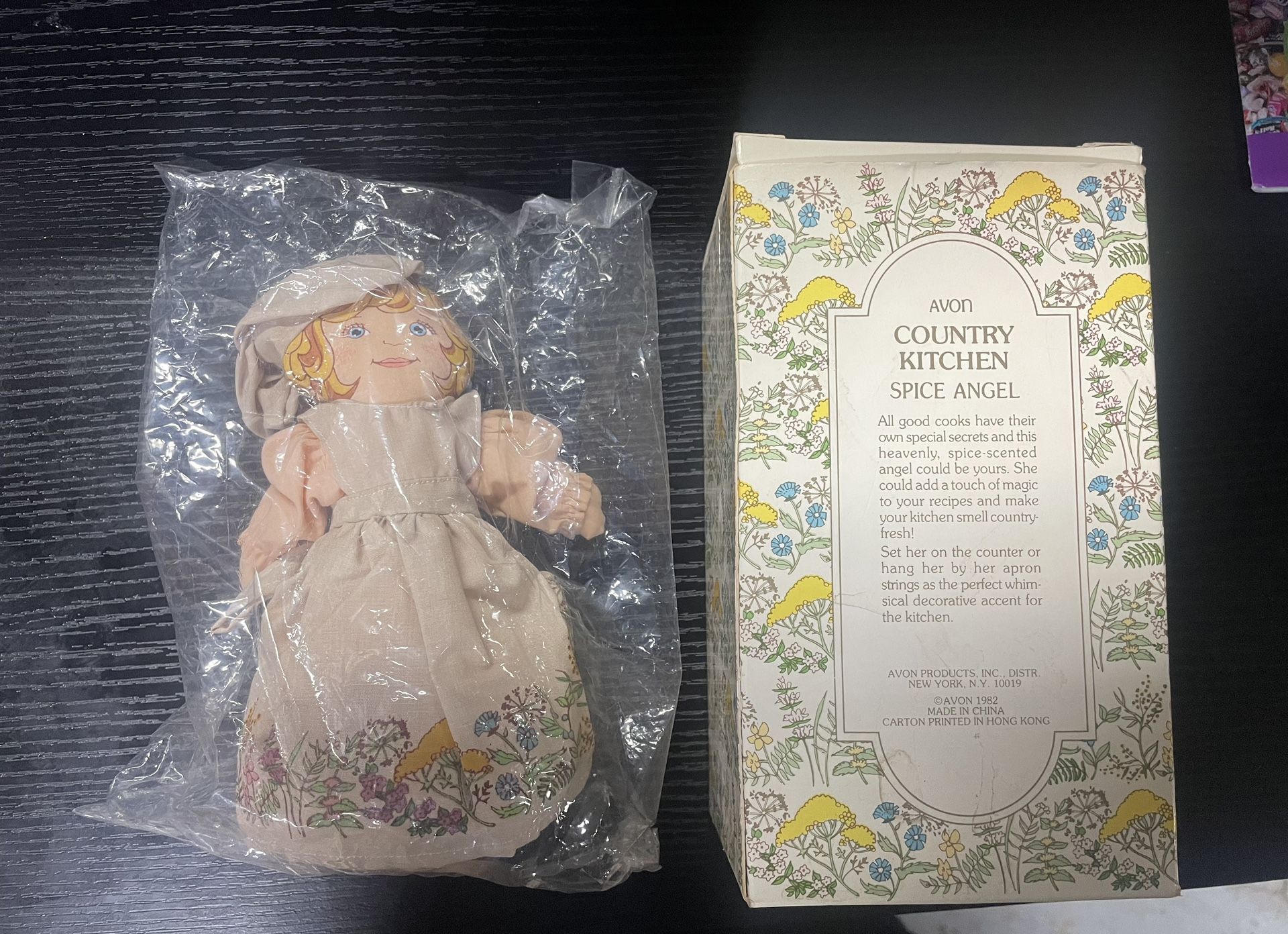 NEW Vintage Avon Country Kitchen Spice Angel