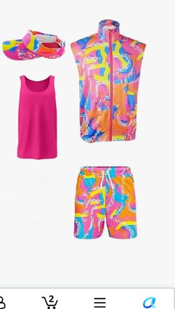 Neon Retro 4-Piece Outfit Set
