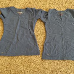 Grey’s Anatomy OR Blue Scrub Tops 