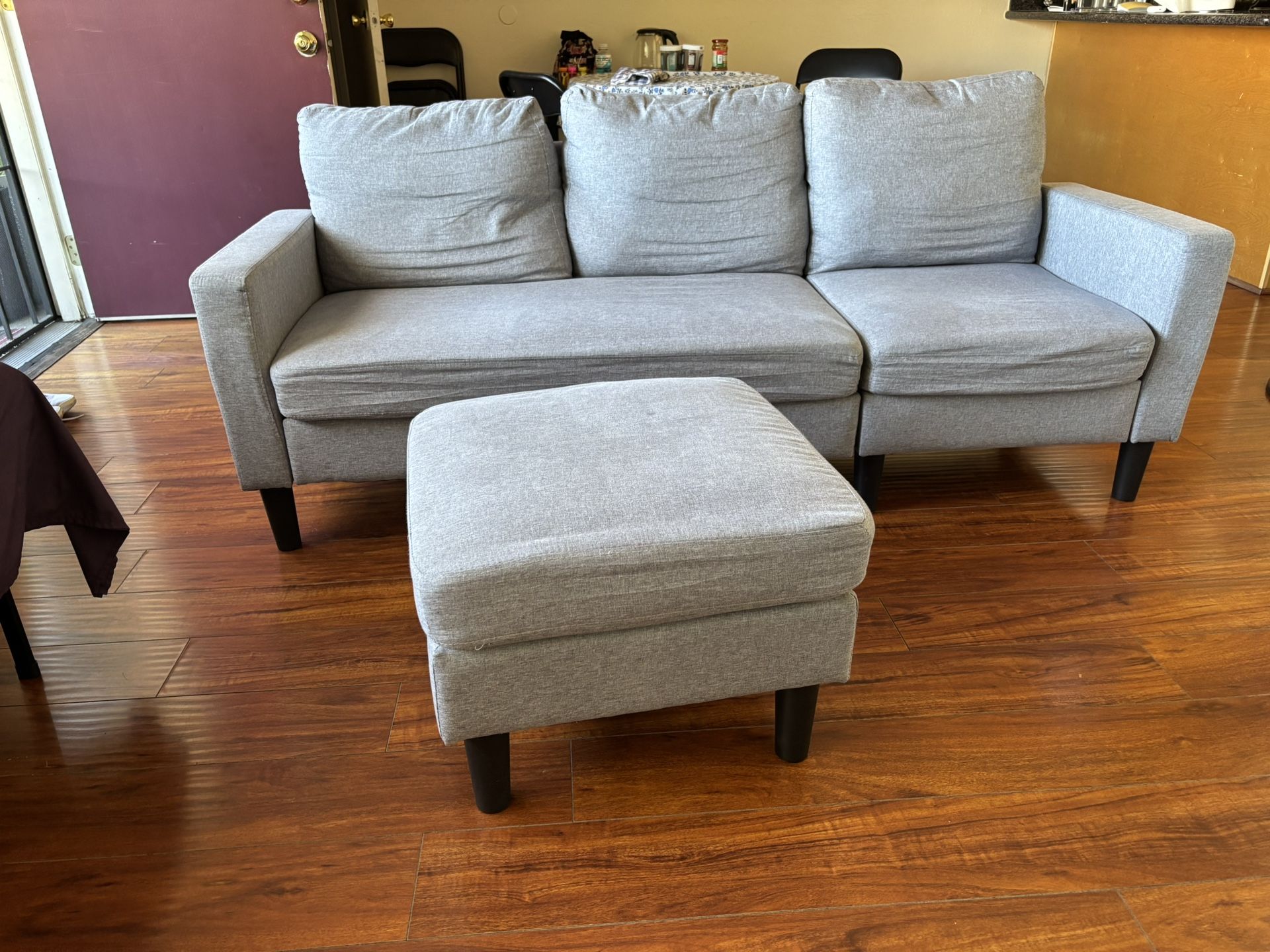 3 Seater Sofa With Ottoman