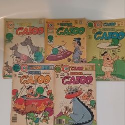 LOT OF 5 1976 FLINTSTONES THE GREAT GAZOO COMIC BOOKS