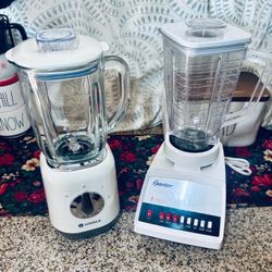 (2) BLENDERS: Osterizer 8-Speed & KIDISLE Countertop 3 Setting