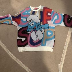 Supreme Smurf Knitted 