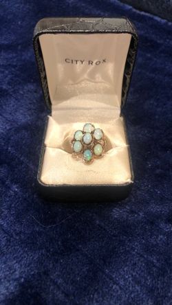 ***Pending**14 kt gold wire, Opal ring.