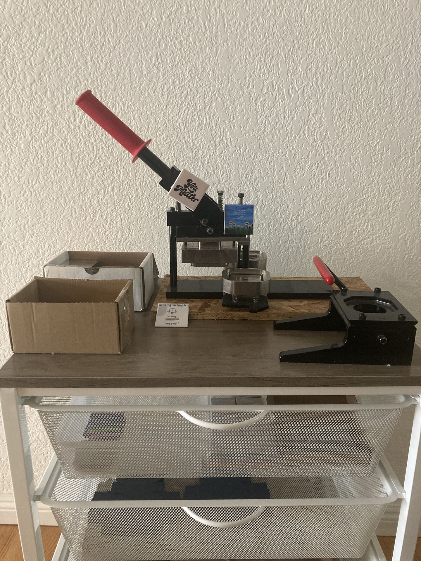 2”x2” Square Magnet And Button Making Machine And Supplies
