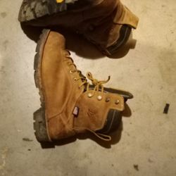 Danner Quarry Goretex Composite Toe Boots Size 11 light Brown 