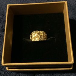 Gold Nugget Ring 