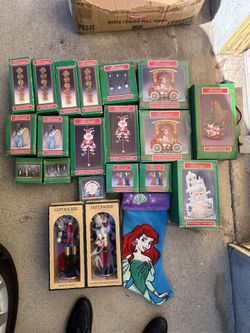 Large Christmas Lot (House Of Llyod, Nutcrackers, Princess Stocking, Ornaments)