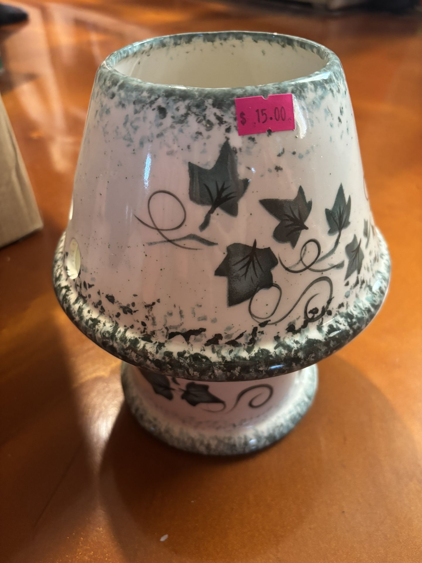 Candle With Ceramic Cover