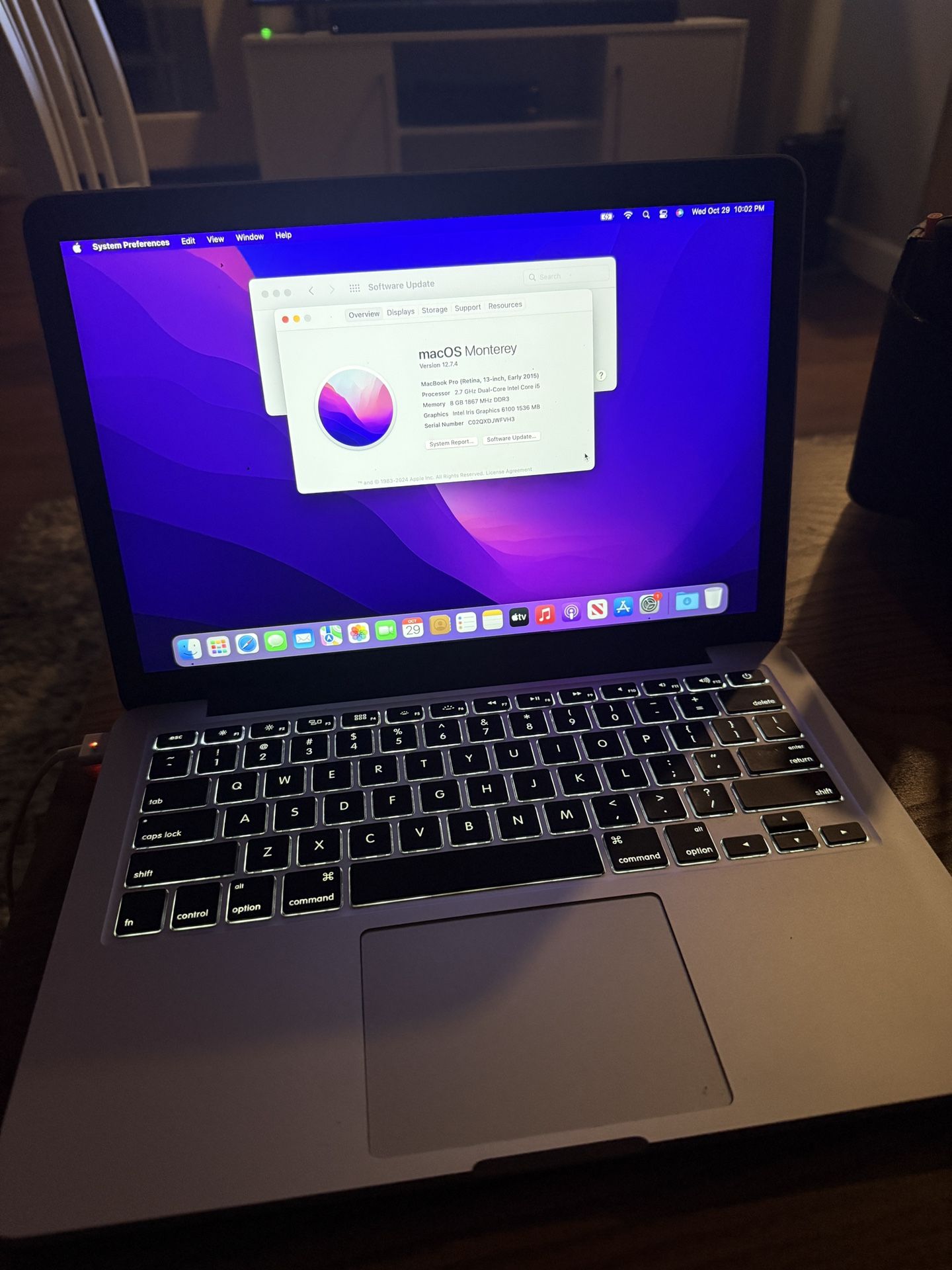 Apple MacBook Pro 13” With Retina Early 2015
