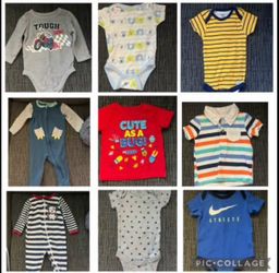 Gerber and Nike Baby Boy Clothing Bundle
