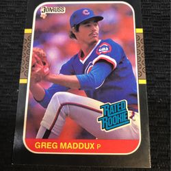 Dondress 1987 Rookie Card Greg Maddux