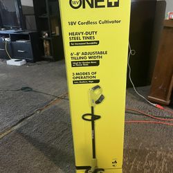 Ryobi cultivator cordless 18V 16” (battery + charger included)