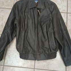 Ranger Bass Boats Real Leather Jacket Vintage Xl
