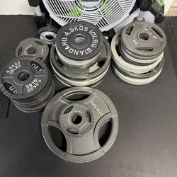 2” Olympic Weight Plates ($.50 per pound)