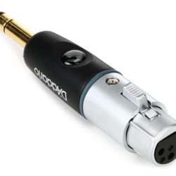 D'Addario PW-P047AA 1/4 inch TRS Male to XLR Female Adapter