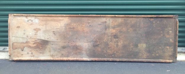 1920s - 1950s FOLDING MILITARY OPERATING TABLE, MESS TABLE or FACTORY TABLE