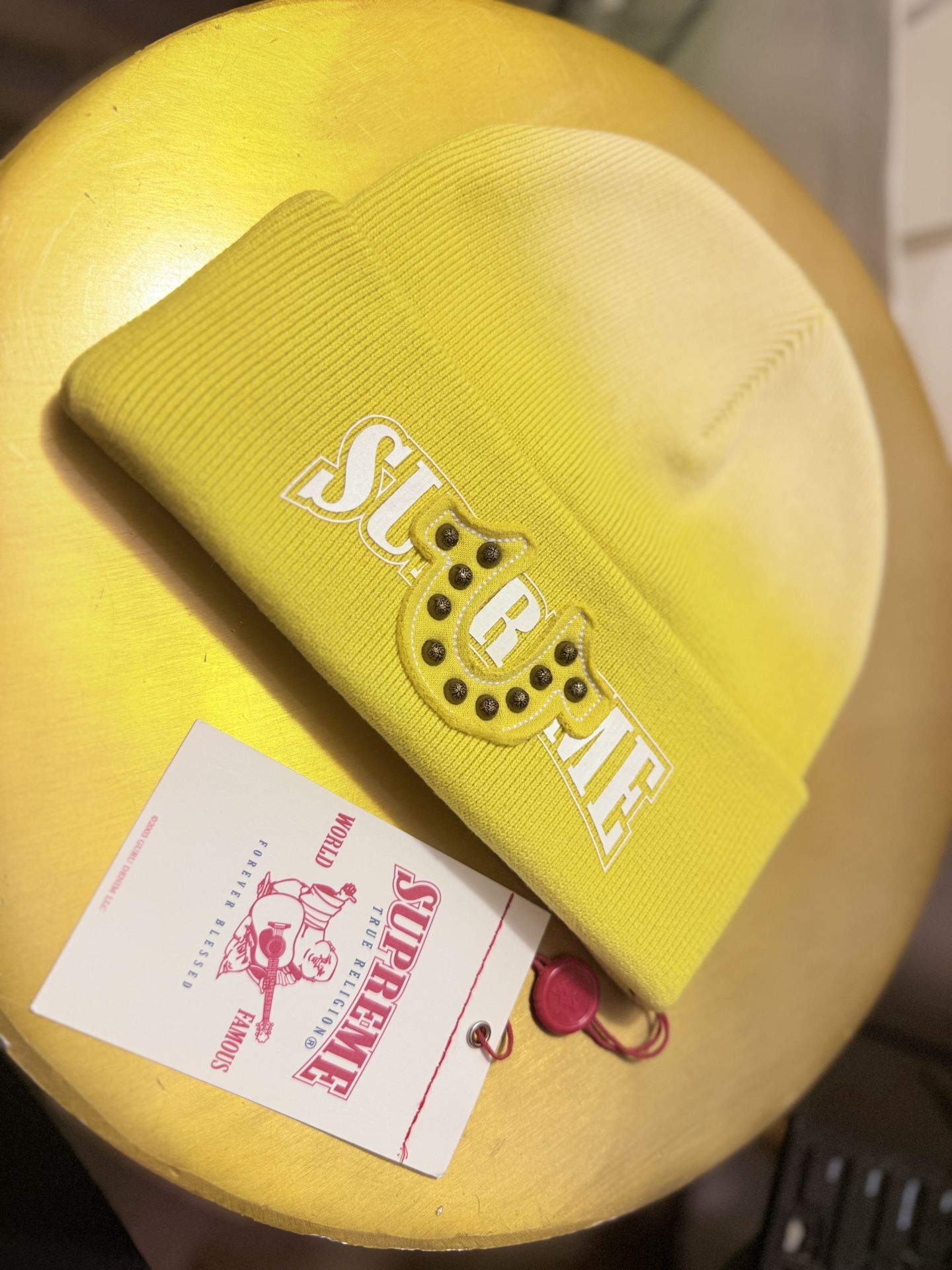 Supreme X TRUE Religion Beanie