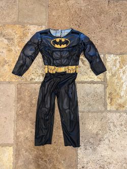 LICENSED ELABORATE BATMAN COSTUME WITH CAPE SIZE 3T-4T