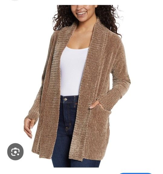 Orvis Ladies Chenille Sweater Cardigan
