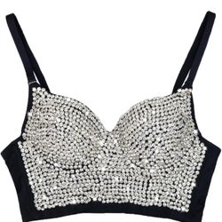 Rhinestone Diamond Bustier Women’s Medium