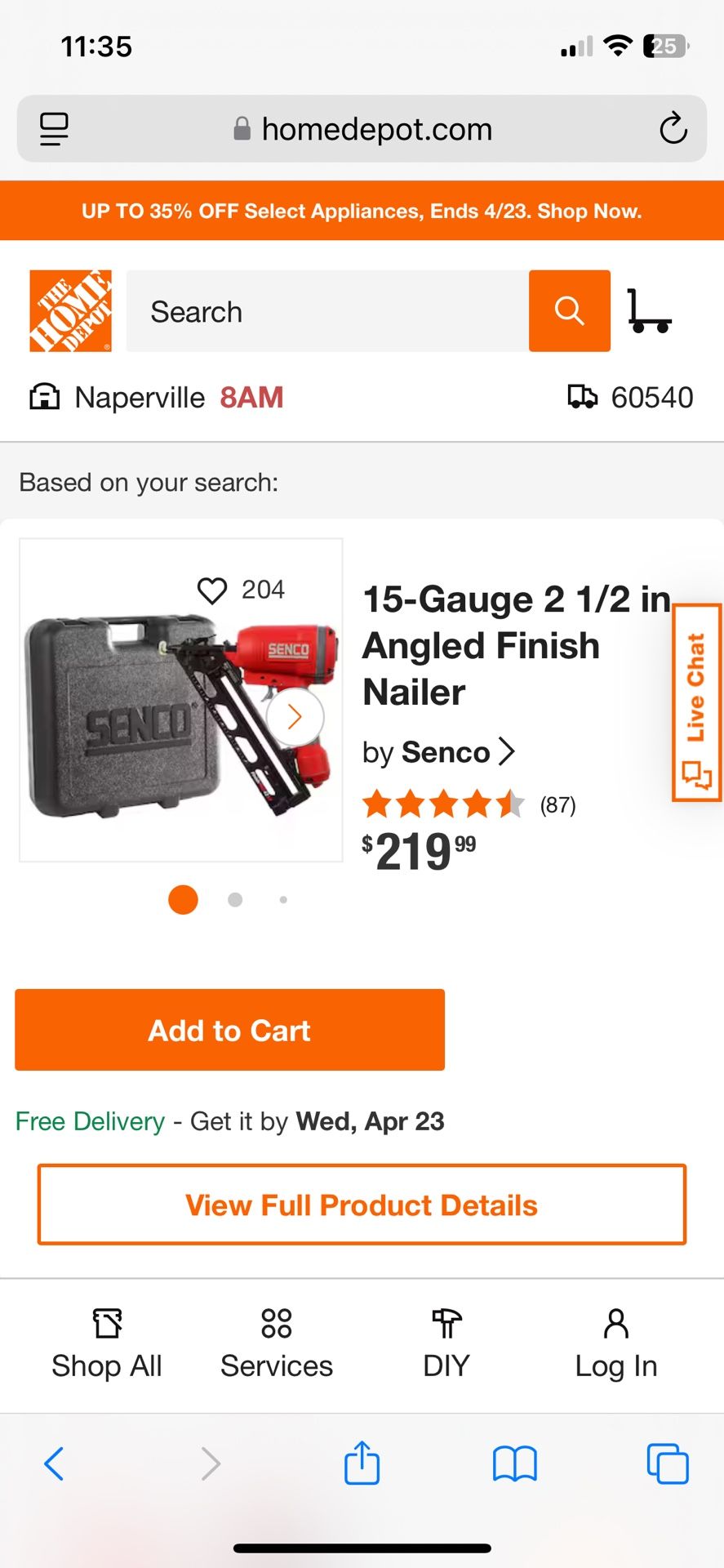 Finish Nailer [Senco]