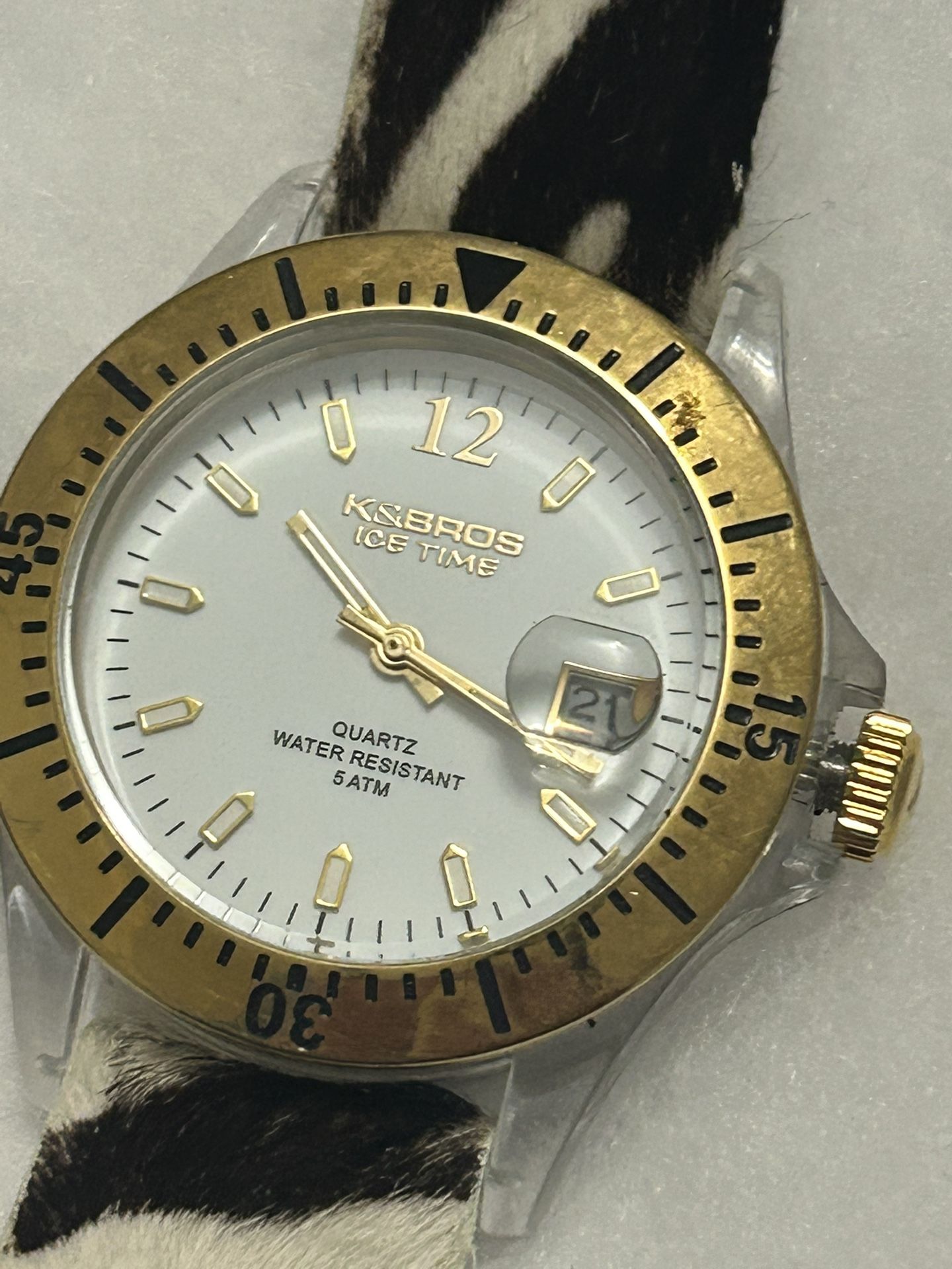 K & Bros Monochrome Ladies Watch Brand New