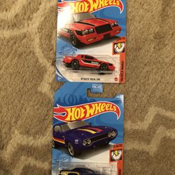 Hotwheels Buick regal and Plymouth Rd., Runner