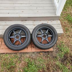 15in 100x4 Hsr Type C  Race Wheels 