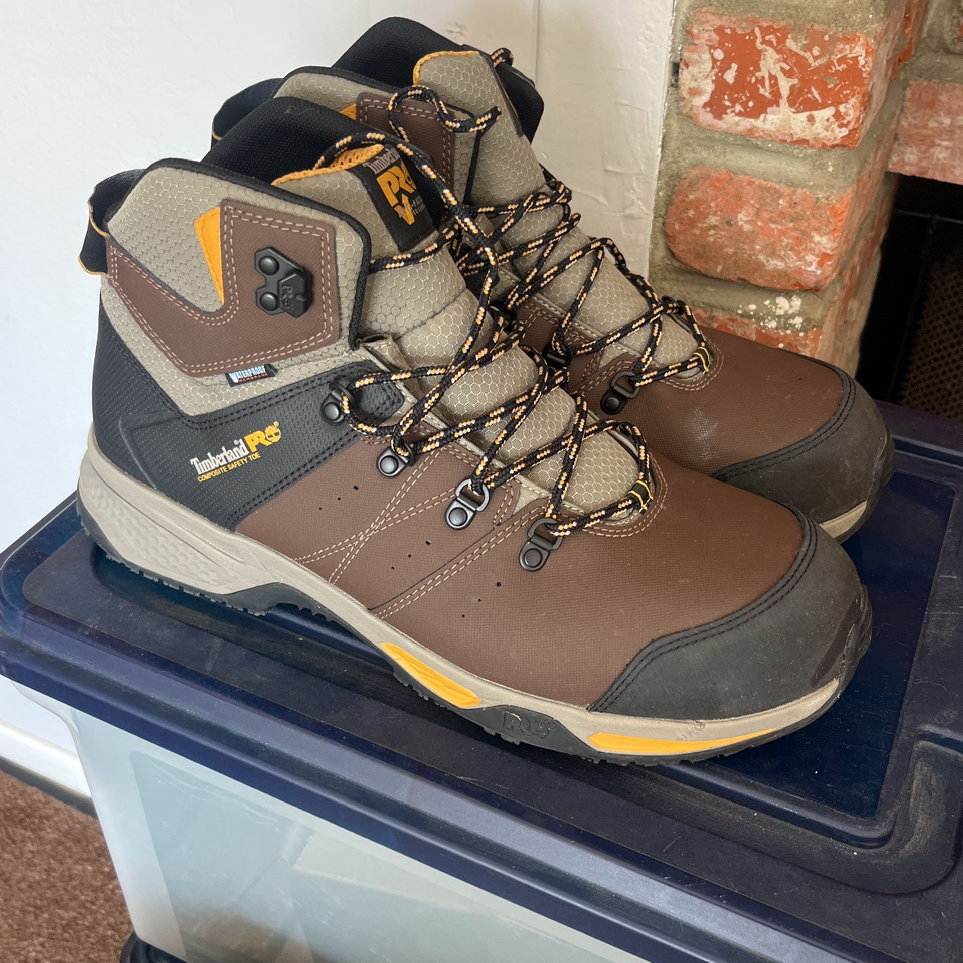 Timberland Pro Composite Toe Men’s 13w Work Boots Waterproof