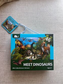 Mini Whale- Meet the dinosaurs puzzle
