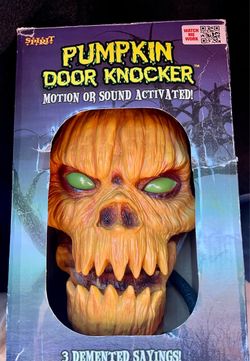 Spirit Halloween Pumpkin Door Knocker