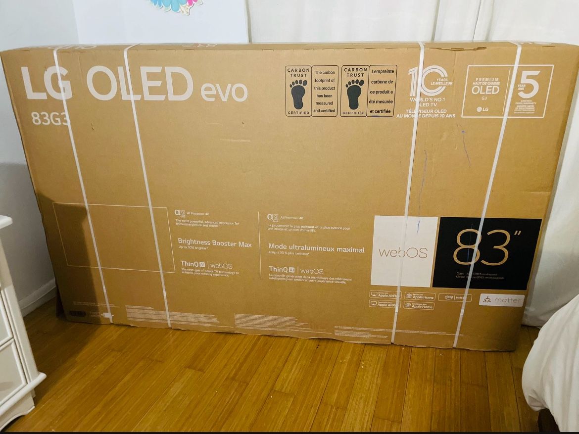 LG OLED evo G3 83 inch 4K Smart TV 2023