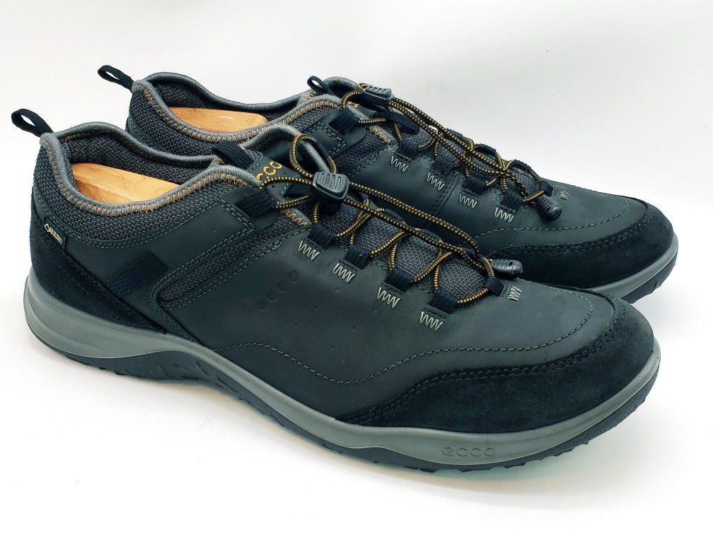 Uoverensstemmelse sofa tackle ECCO Gore-Tex WP Black Leather Waterproof Drawstring Hiking Shoe Mens  46/12-12.5 for Sale in Hayward, CA - OfferUp