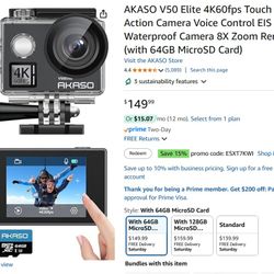 AKASO V50 ELITE 4K60FPS 