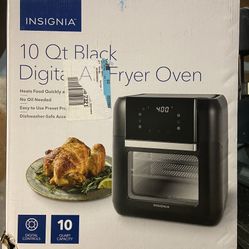 New 10 Quart Digital Air Fryer. New In Sealed Box. Slightly Damaged Box From Shipping.