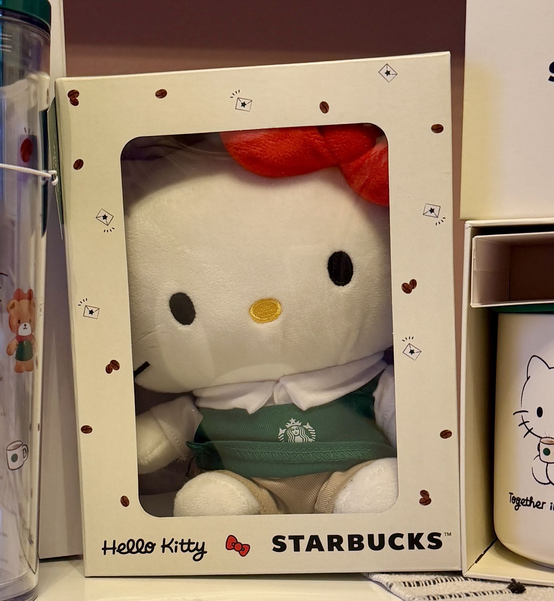 Hello Kitty Starbucks Plushy